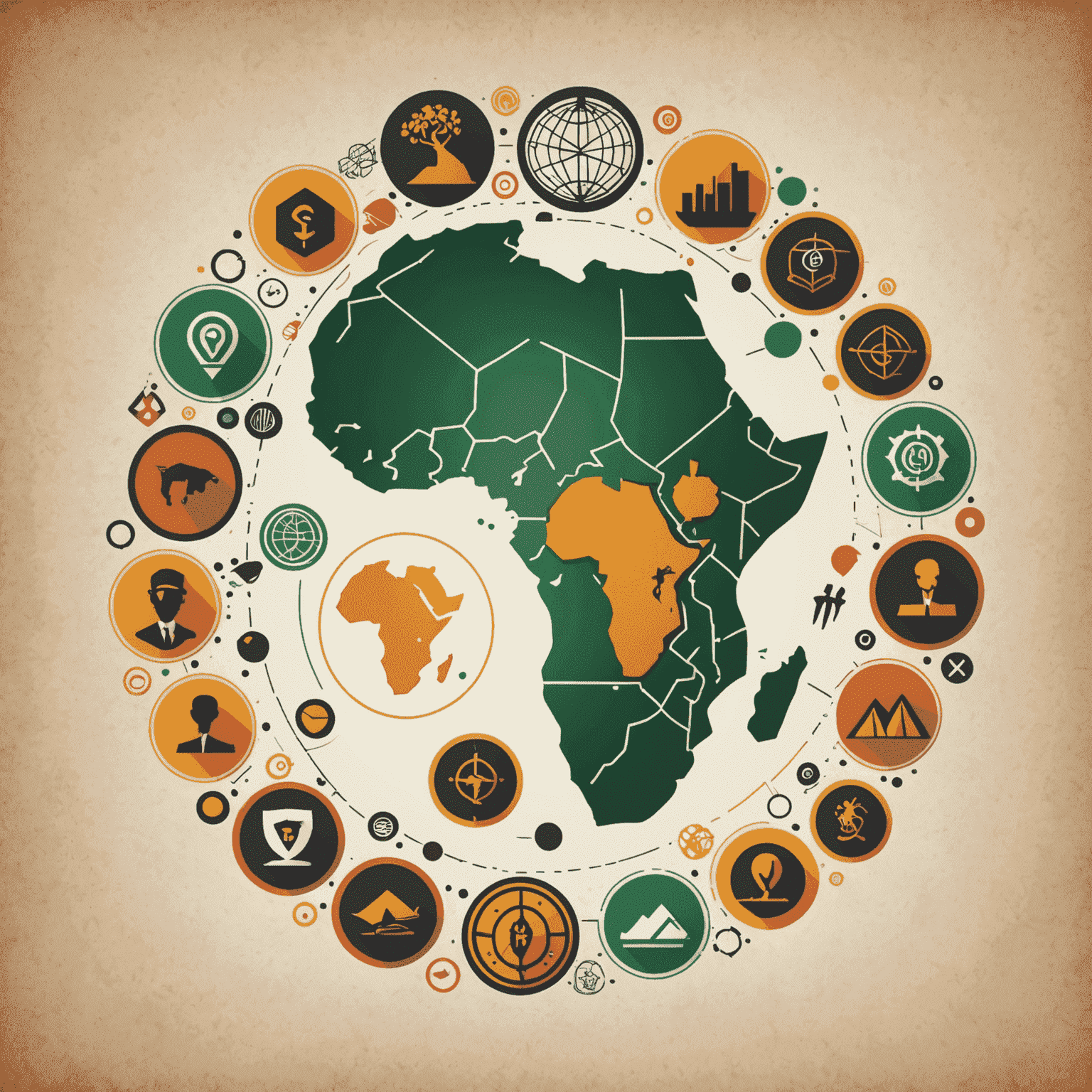 ZAConsultancy logo featuring a stylized African continent with business icons