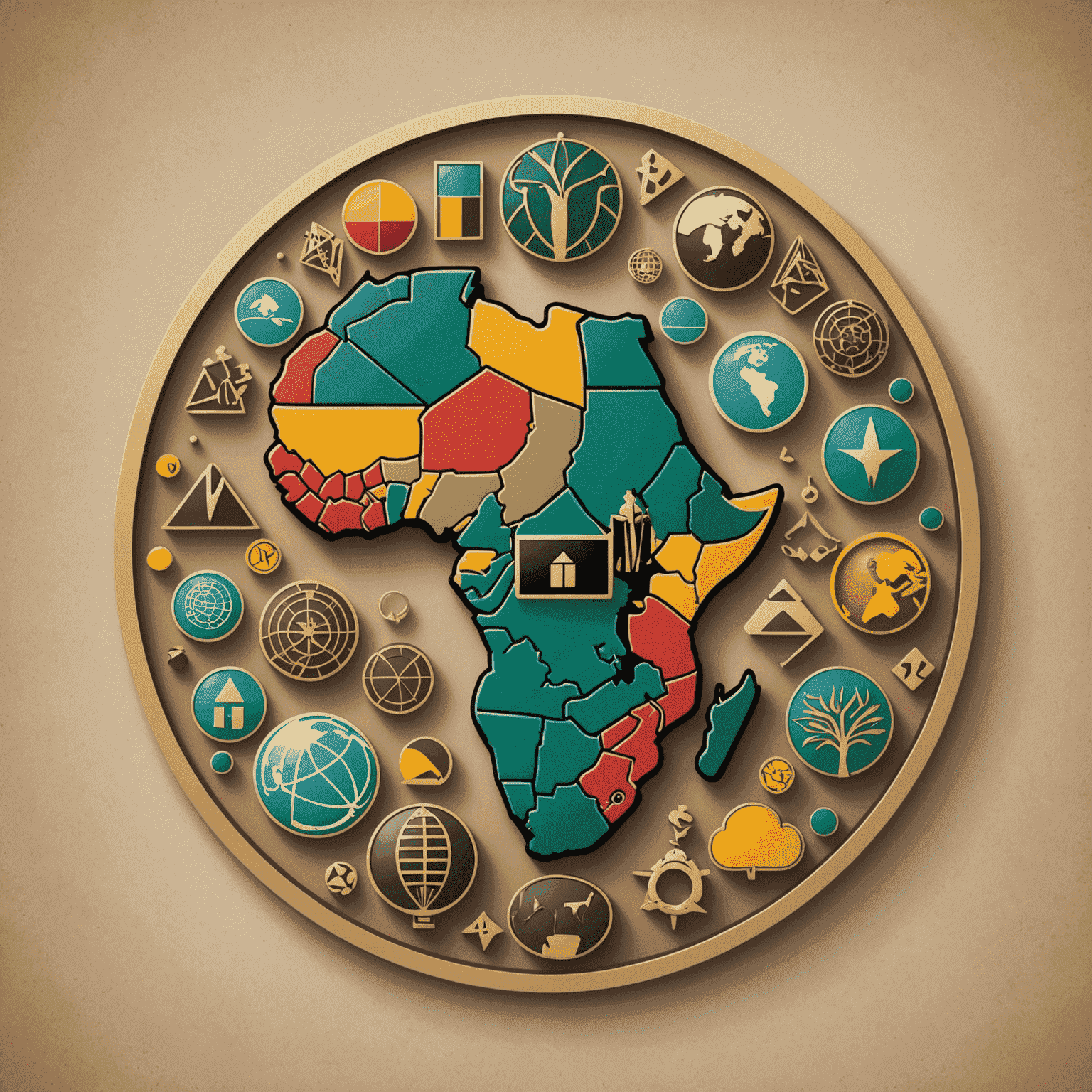 ZAConsultancy logo featuring a stylized African continent with business icons